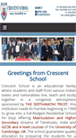 Mobile Screenshot of crescentschool.net
