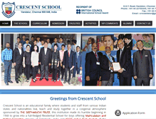 Tablet Screenshot of crescentschool.net