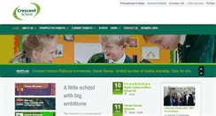 Desktop Screenshot of crescentschool.co.uk