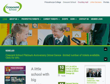 Tablet Screenshot of crescentschool.co.uk